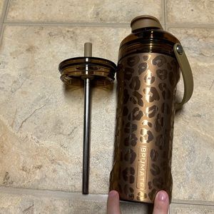 Gold Leopard Print Brumate Multishaker